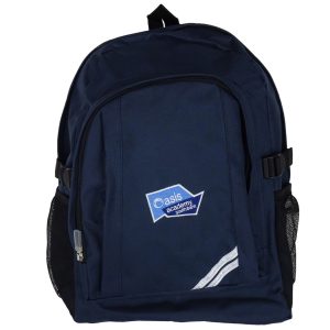 Oasis Academy South Bank Backpack front view