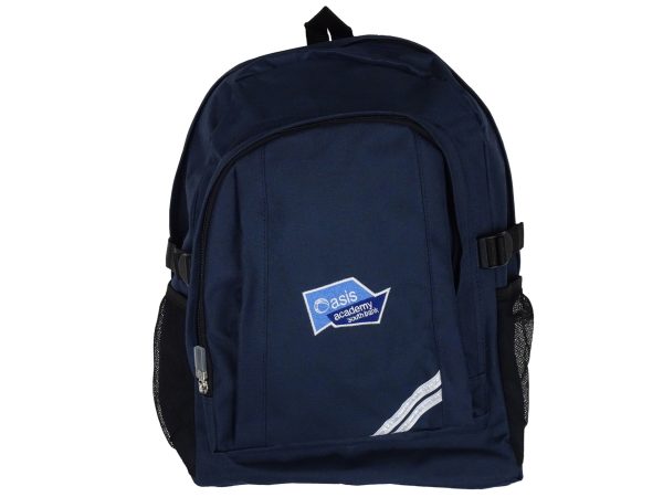 Oasis Academy South Bank Backpack front view