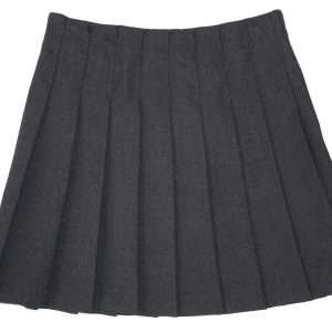 Grey Stitch-Down skirt front view