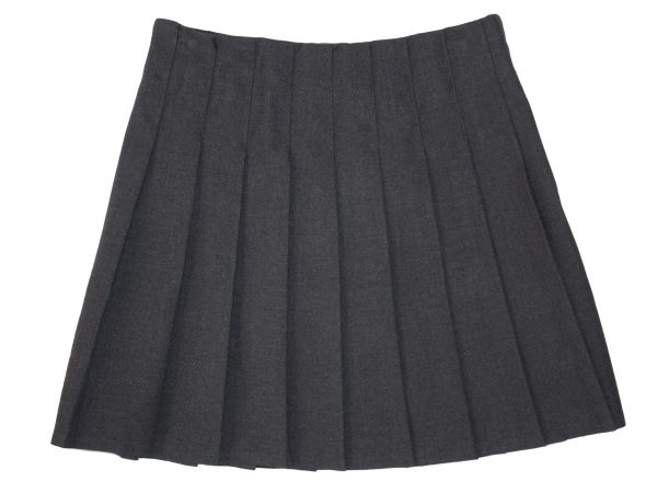 Grey Stitch-Down skirt front view
