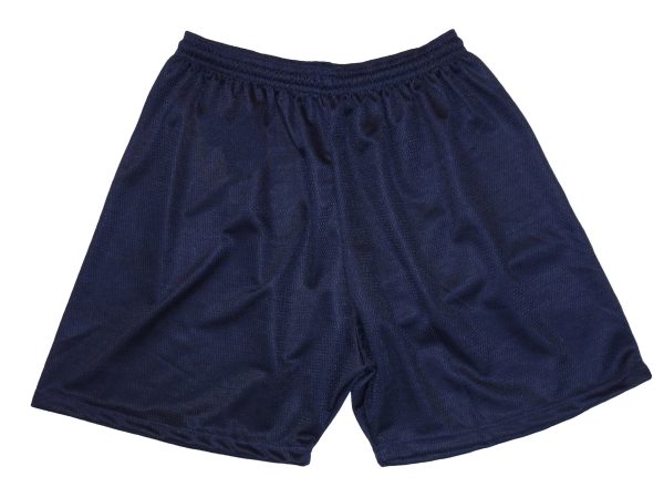 Navy PE Shorts front view