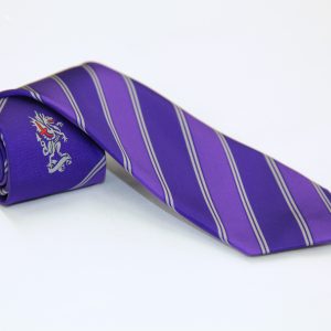 City Of London Academy Purple Stripe Tie