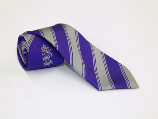City Of London Academy Silver Stripe Tie