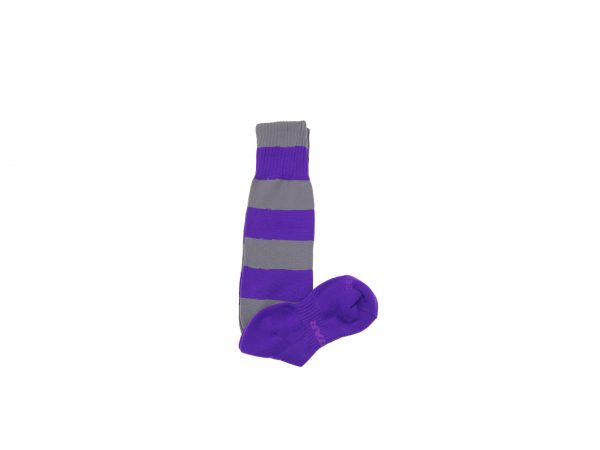 Purple/Grey Socks